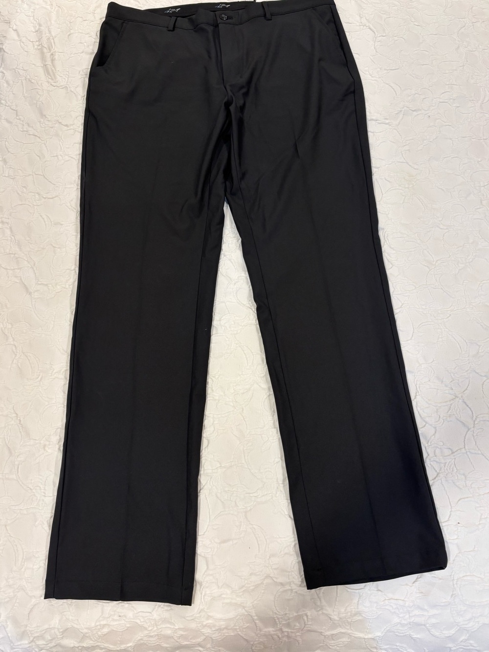 Greg Norman Collection Black Dress Pants - Modern Straight Leg